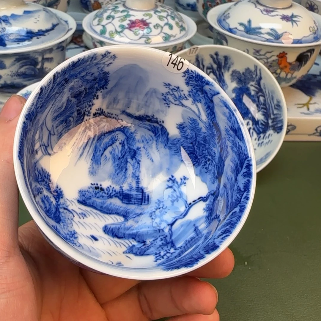 彦祖纯手工手绘茶具146