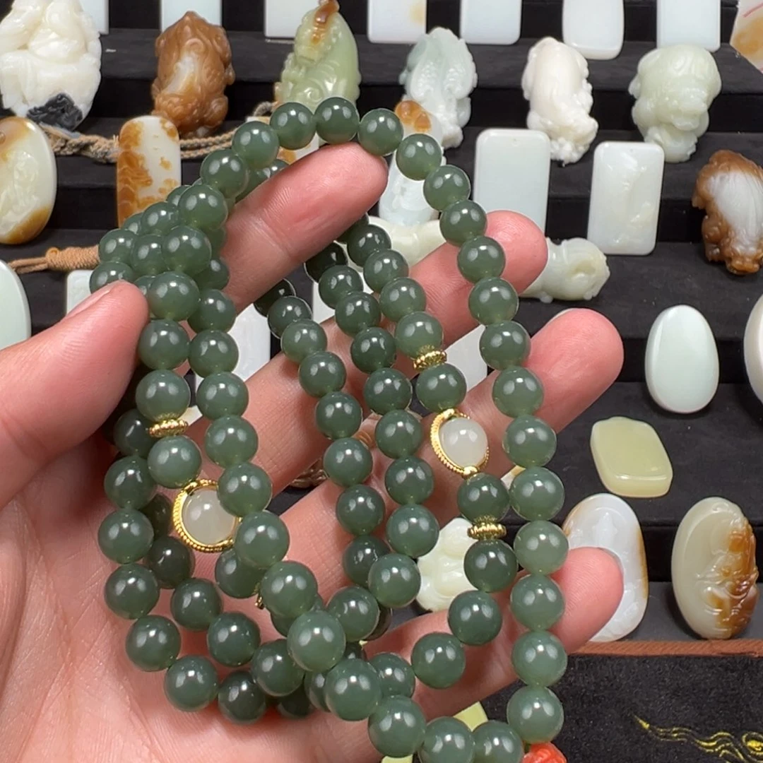 和田玉颈饰未镶嵌