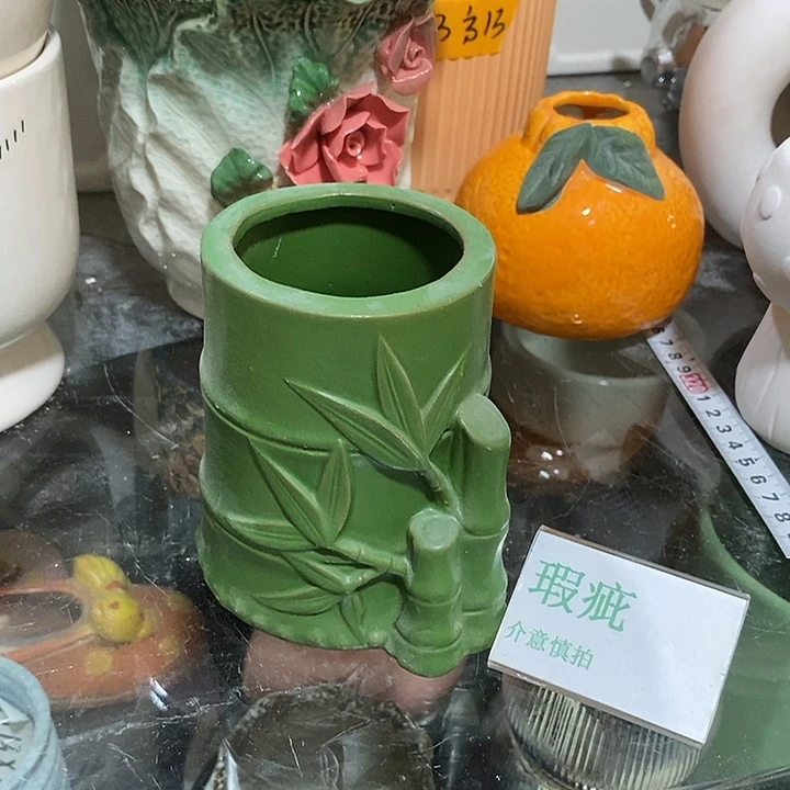 紫砂花盆瑕疵无孔