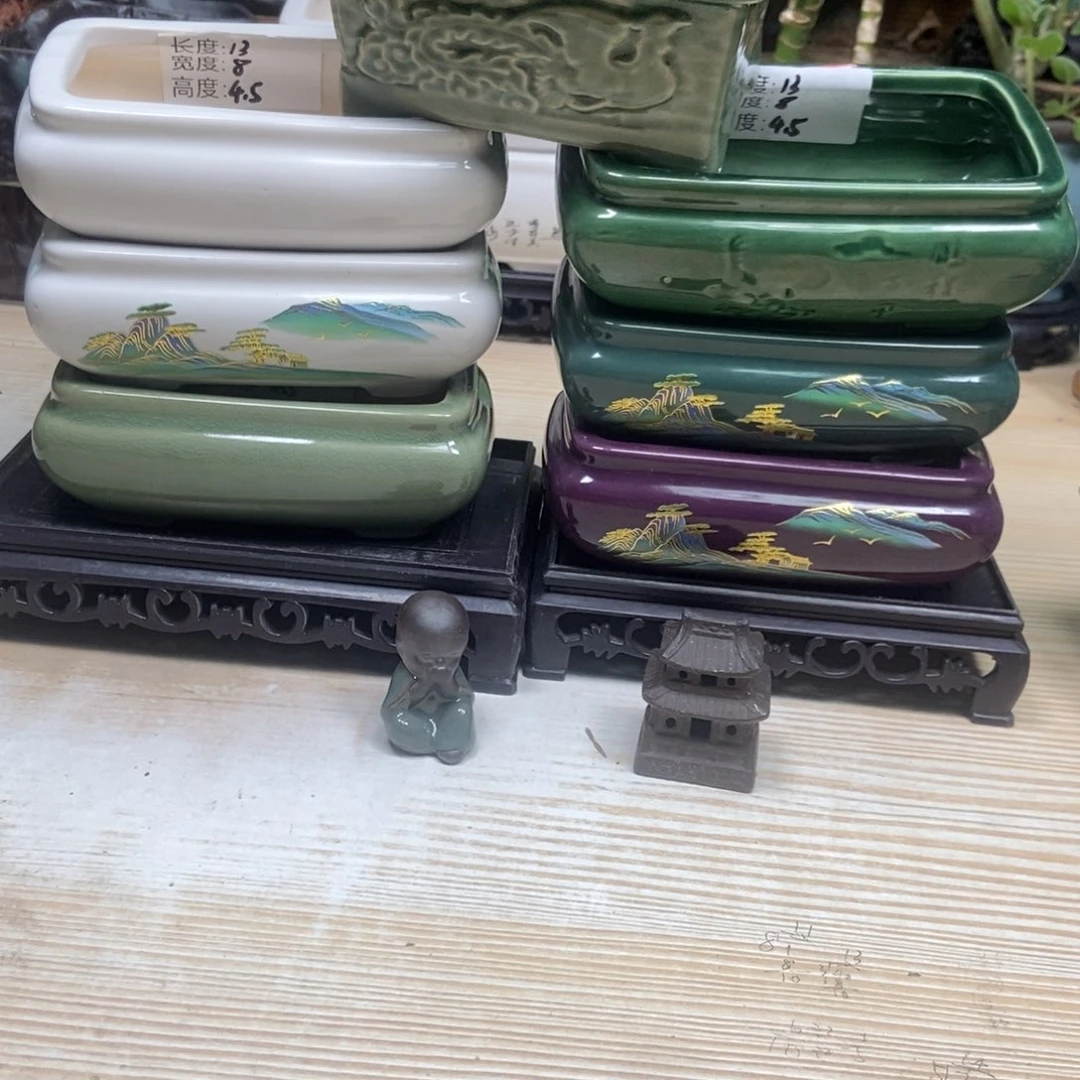 瓷片陶瓷花盆陶瓷艺术