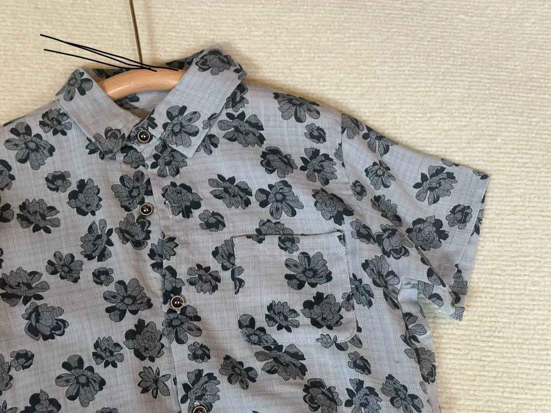 2025左左家韩系儿童花朵夏季衬衣