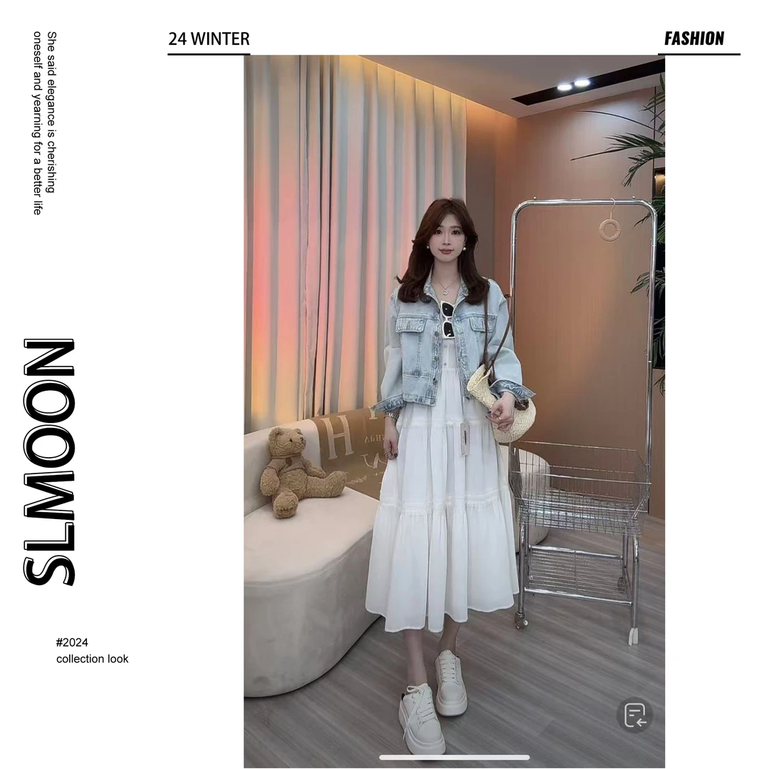 【大潘优品】【风之谷】纯色牛仔外套预CDP4WT2449A