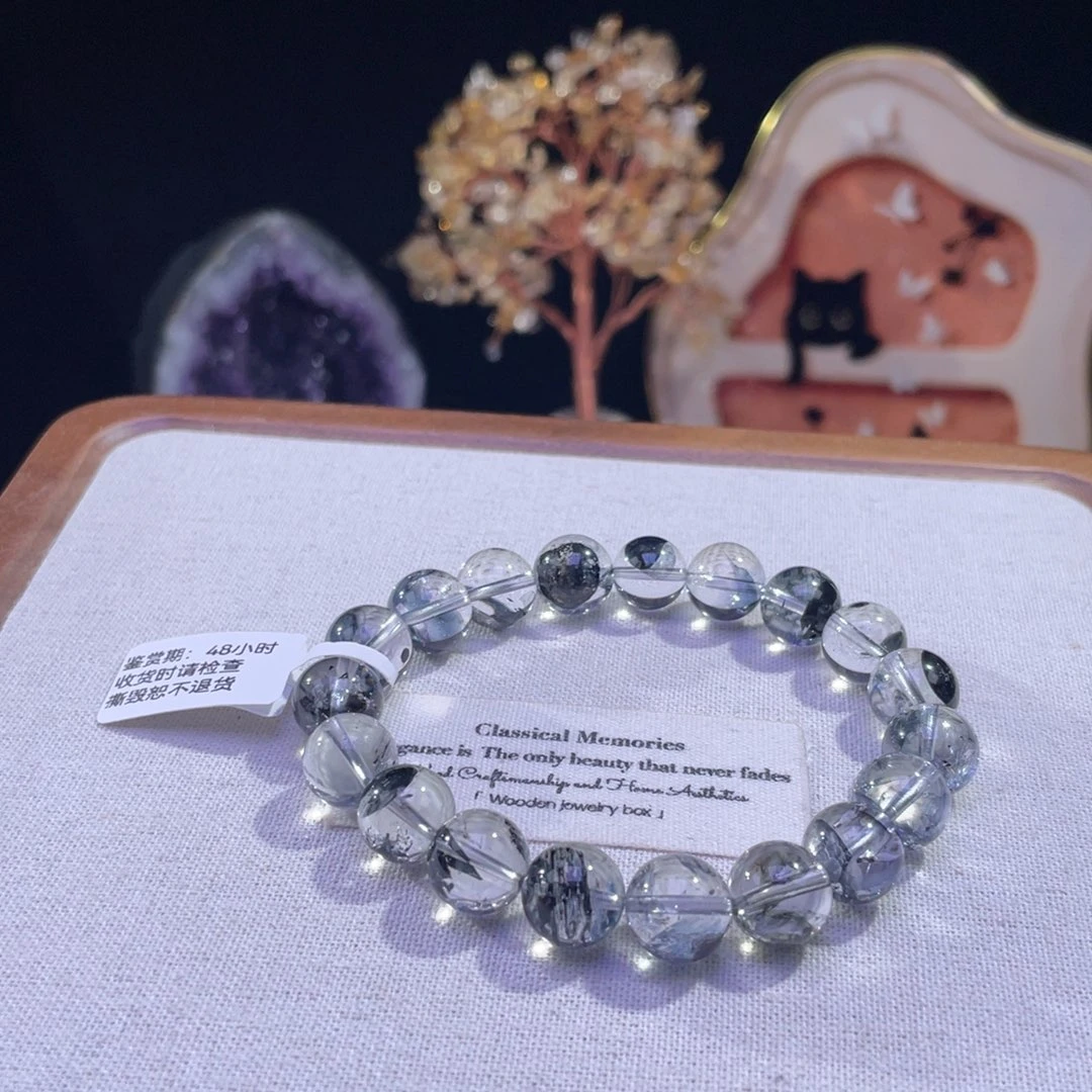 手链未镶嵌水晶黑闪灵11➕