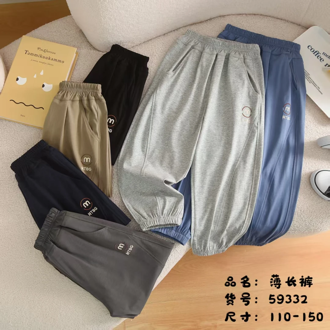 小男童  考拉59332薄料长裤110-150（夏款）