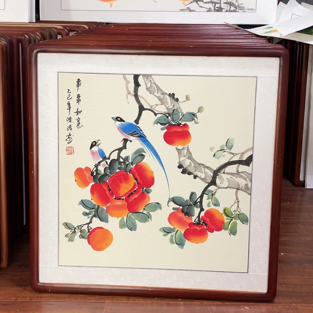 国画带框尺寸63*63厘米