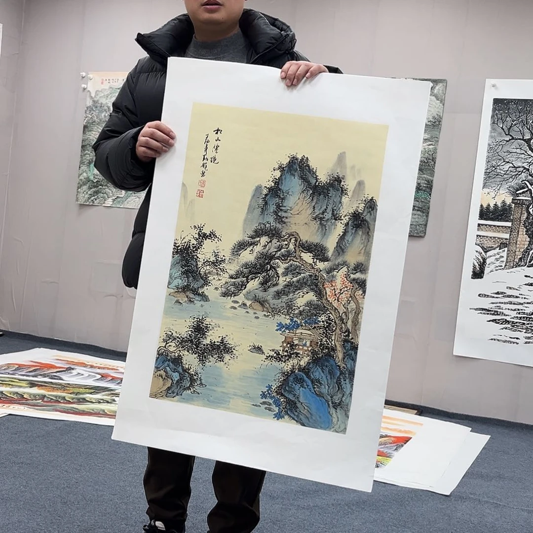 国画宣纸国画纯手绘作品