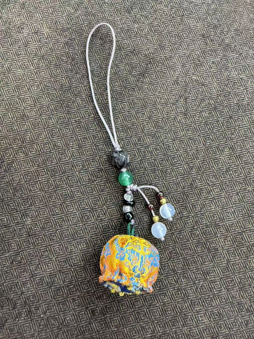 非金属布艺吊坠 【莲蓬包挂】新中式挂 手工挂件