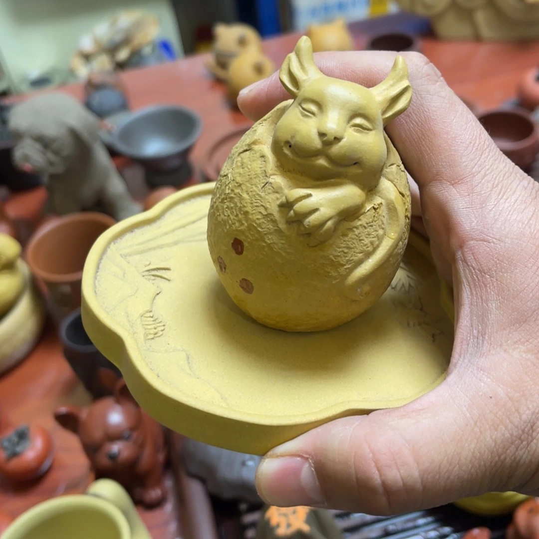 紫砂茶宠紫砂瑕疵