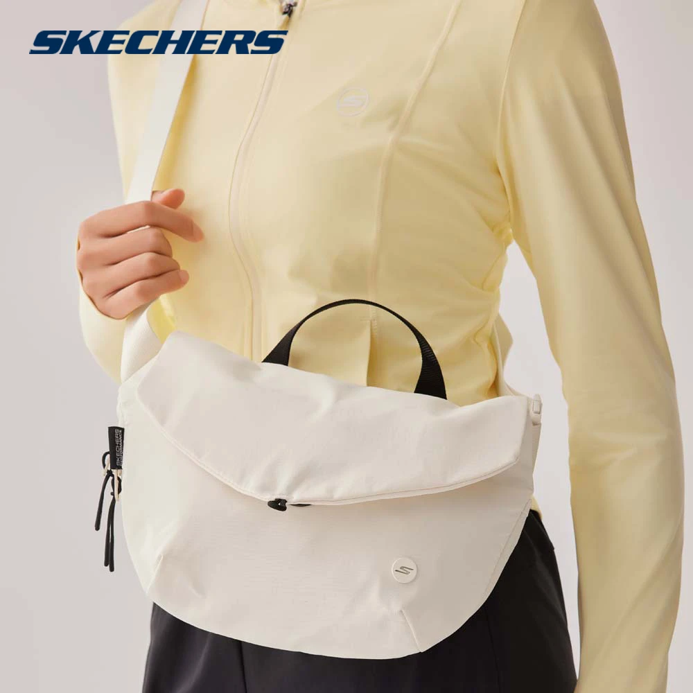 斯凯奇男女同款休闲运动风时尚瑜伽健身简约斜跨包P225U044 DB