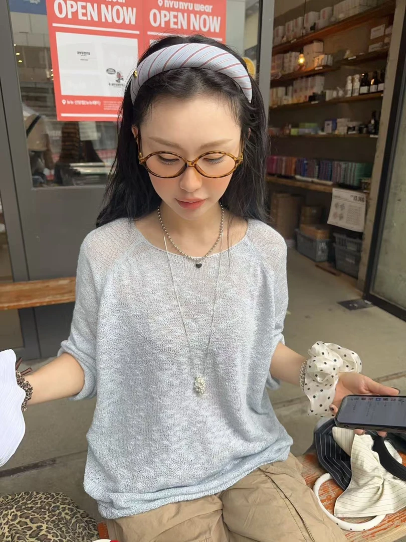 韩国东大门 正品 纯色镂空防晒衫062701/no退no换