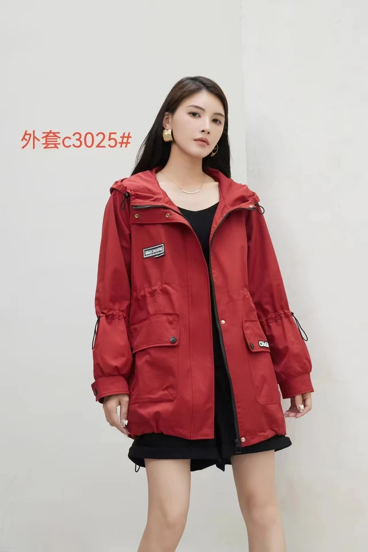 2025秋款时尚潮流宽松大版休闲外套