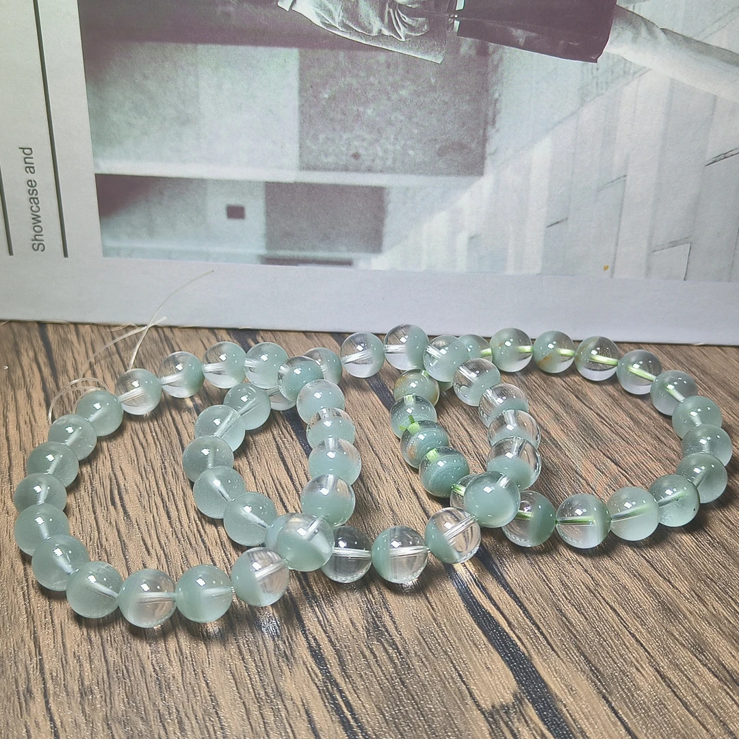 天然翠幽灵单圈手链 多样性发一件多尺寸 约7-13mm 2684BB-2690BB