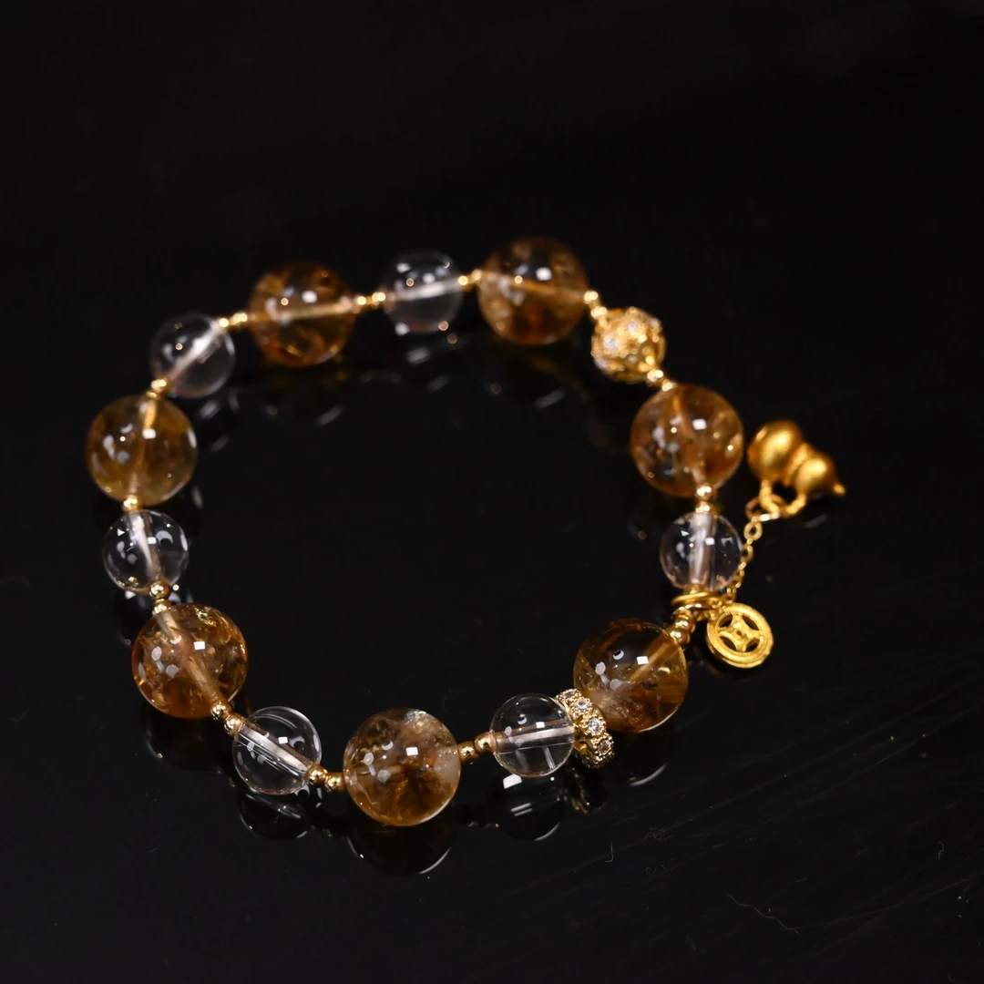 【黄塔晶葫芦】水晶手工手串手链