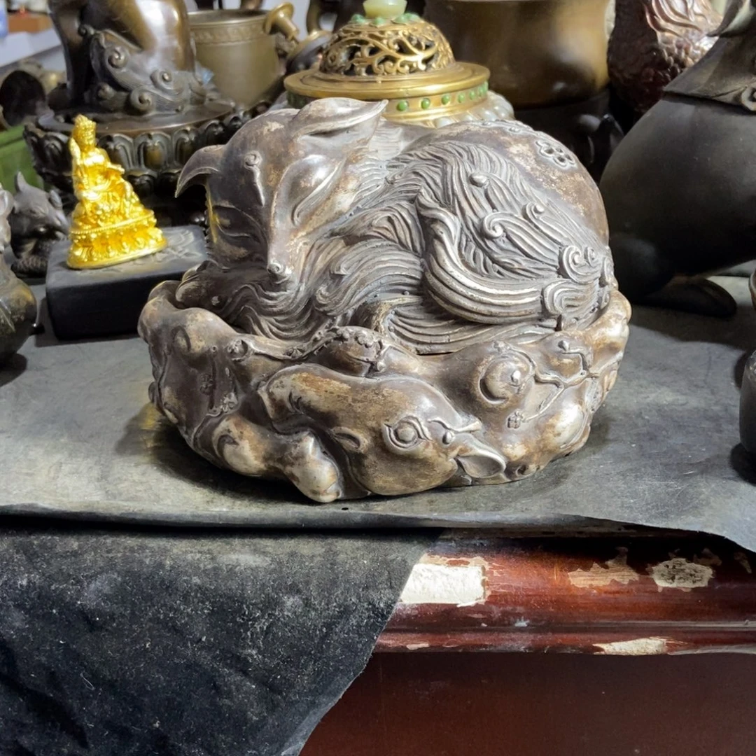 铜器工艺品摆件香炉摆件