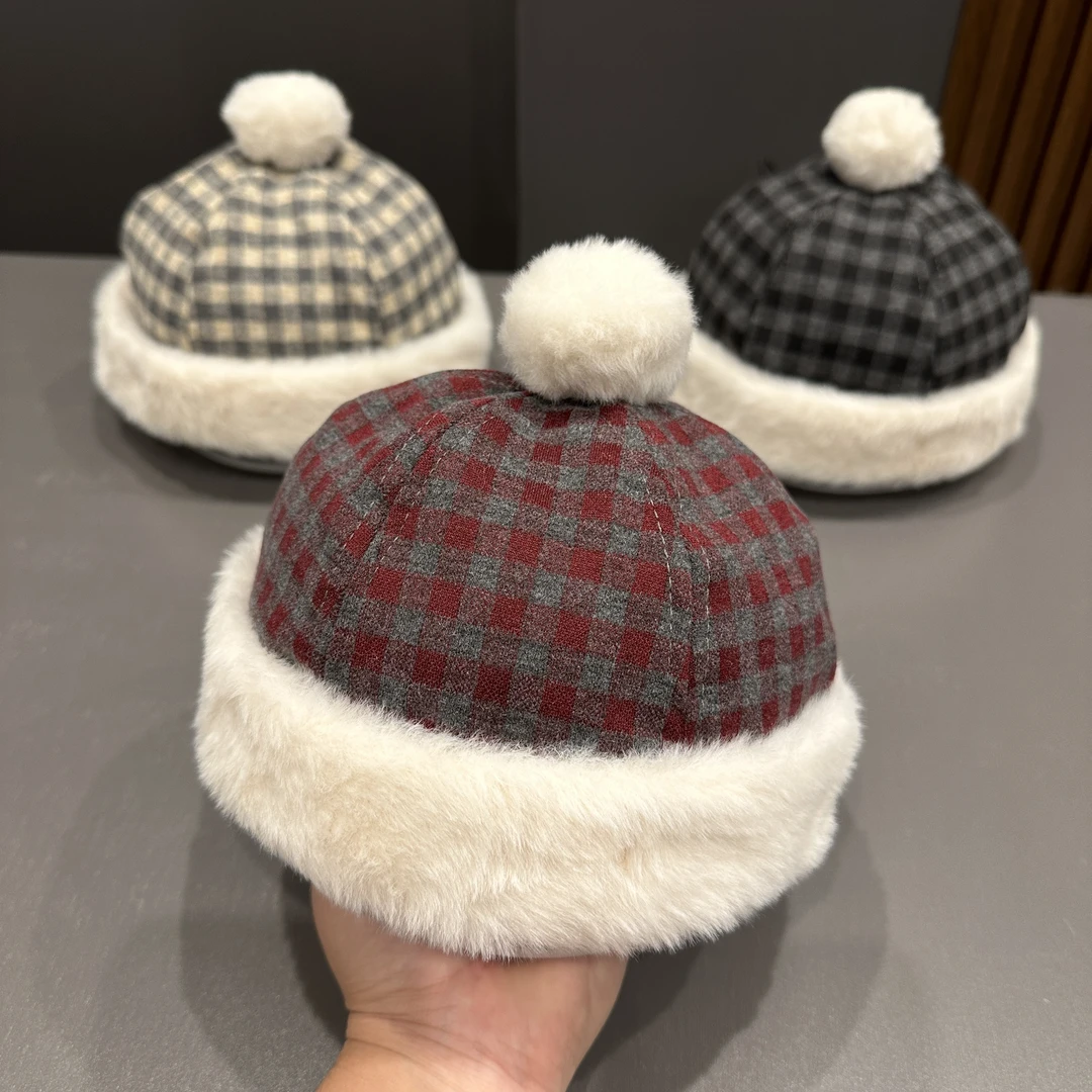 【日系抗寒】宝宝帽秋冬季韩版加厚保暖地主帽男女防风洋气瓜皮帽潮