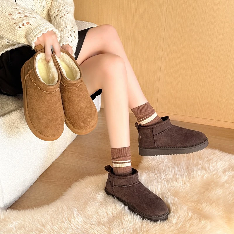 【运费补贴+90天质保】2025秋冬新款高品质雪地靴女保暖防滑街头风