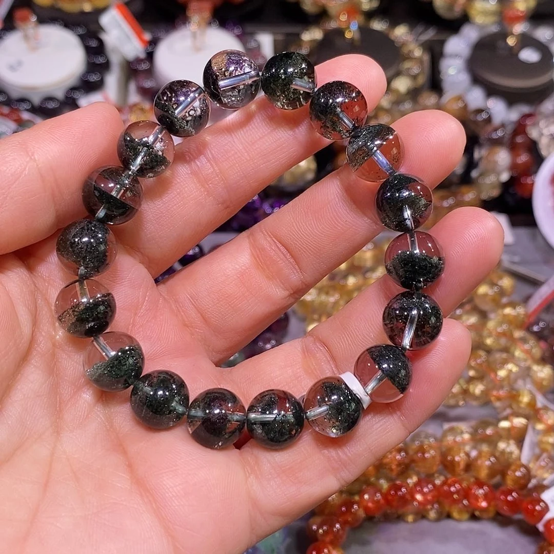 未镶嵌手链水晶绿幽灵11