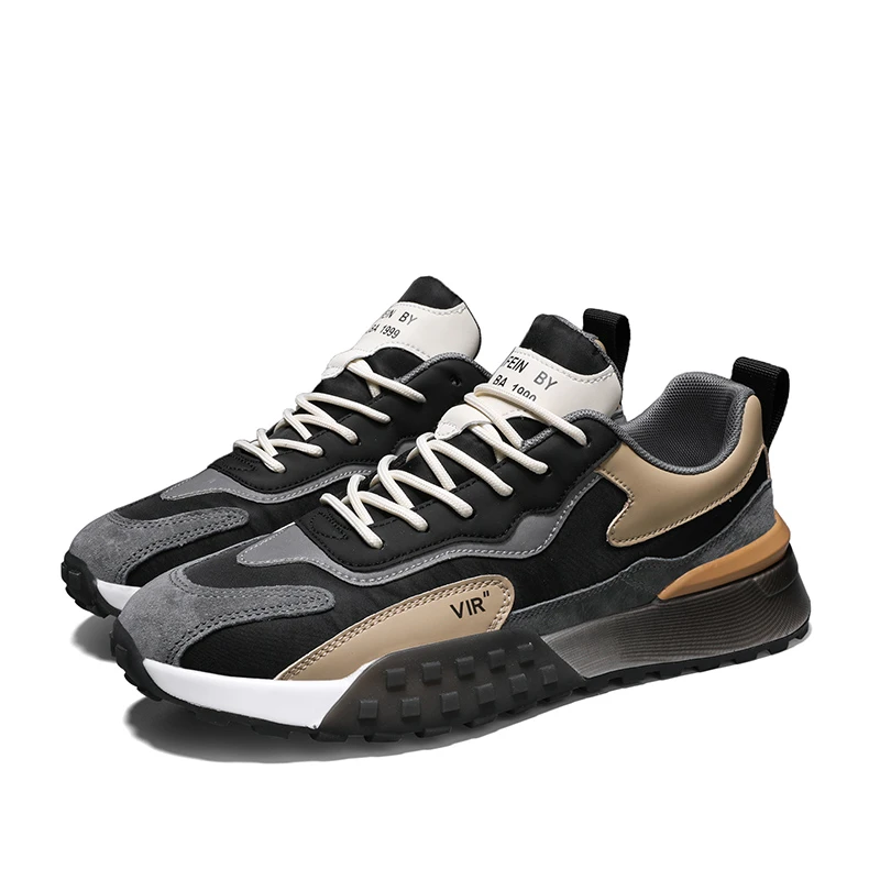 男鞋春季新款运动鞋透气休闲鞋百搭跑步低帮潮流夏季男士阿甘鞋