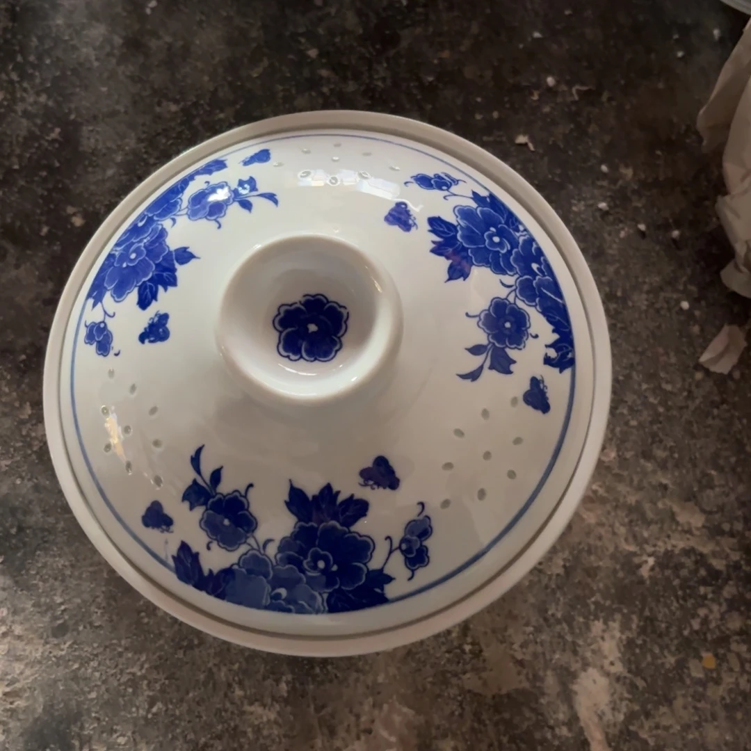 玉瓷景德镇陶瓷七英寸微瑕一个