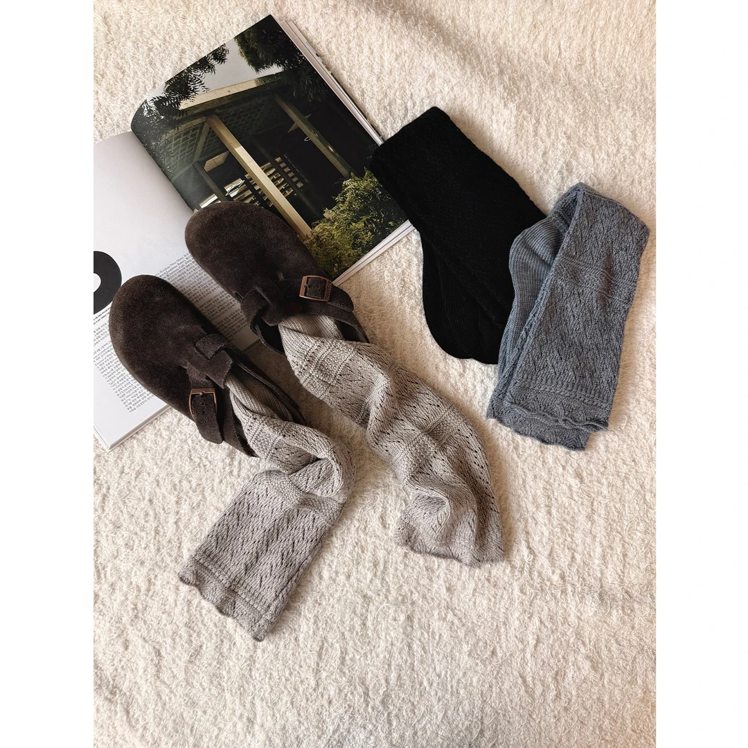 KEEP KAPU靠谱【一袜多搭】搭配整个秋冬保暖毛织中筒袜KP253585