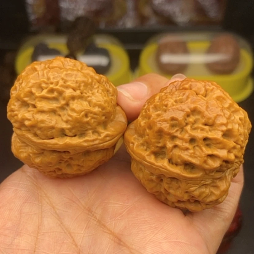 【闪购商品】文玩核桃手串41尺老蟾头