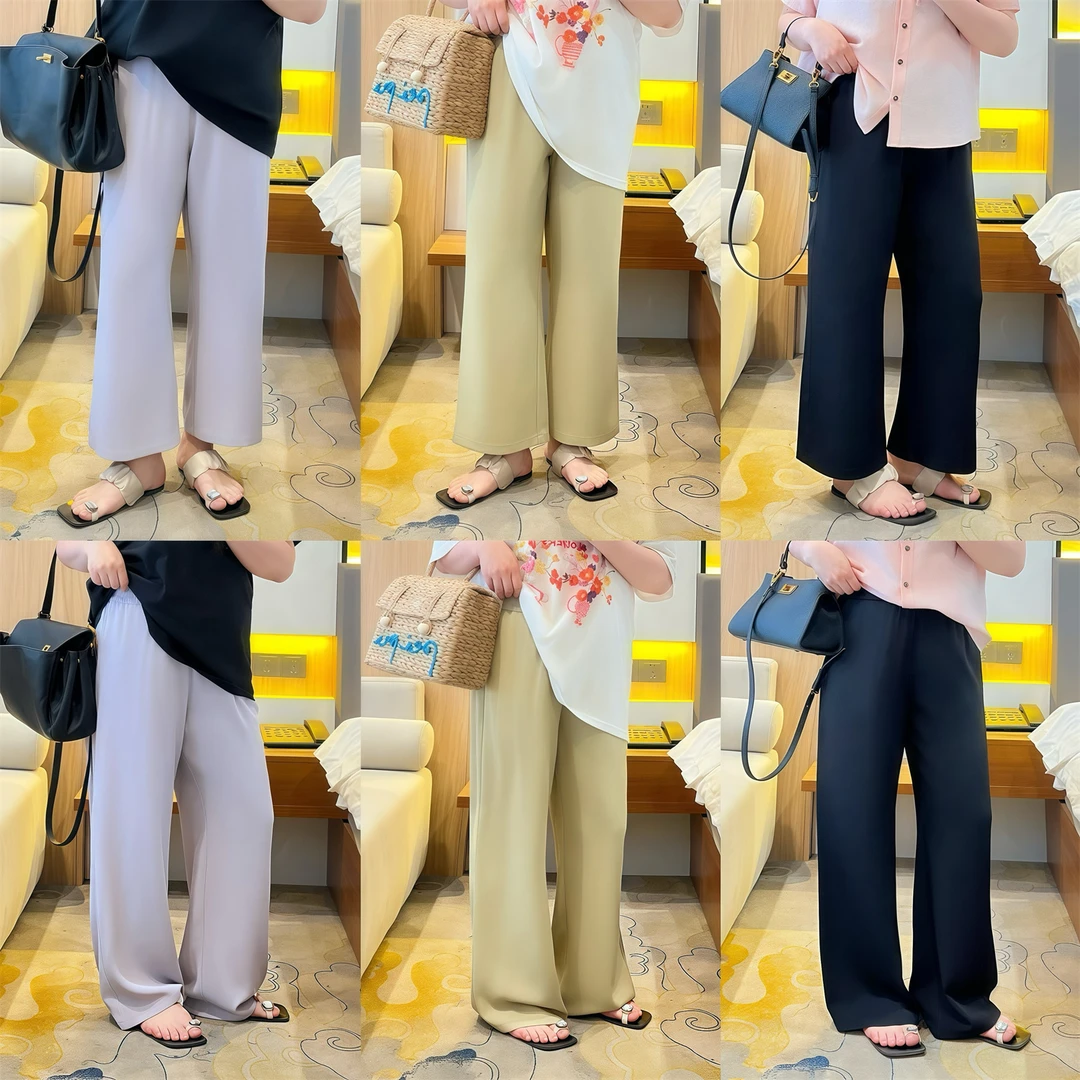 普罗旺斯 / 夏季凉感冰氧裤15205花契大码200斤胖mm夏季休闲时尚