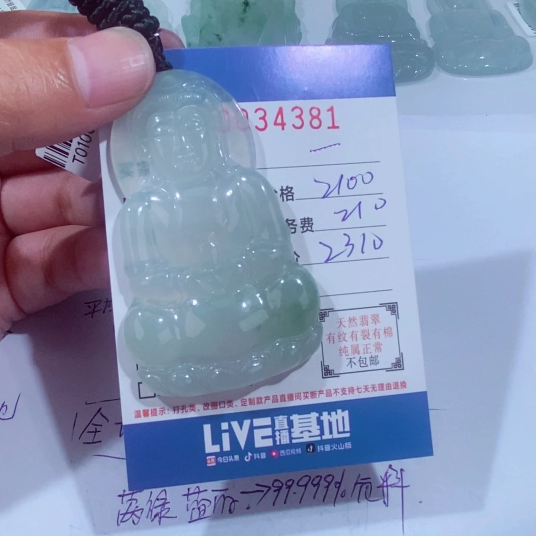 翡翠未镶嵌颈饰一*