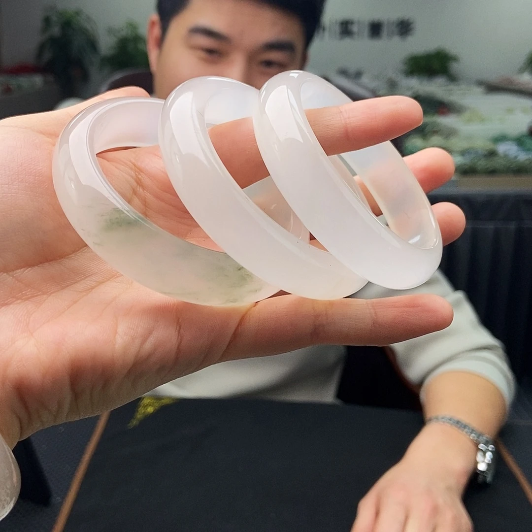 石英质玉（金丝玉）未镶嵌手镯61-63颜色多样性发拍一发一