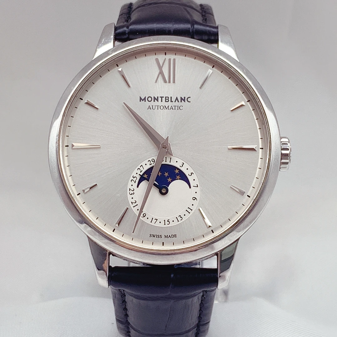 95新 Montblanc/万宝龙 HERITAGE SPIRIT系列/月相自动男表39mm