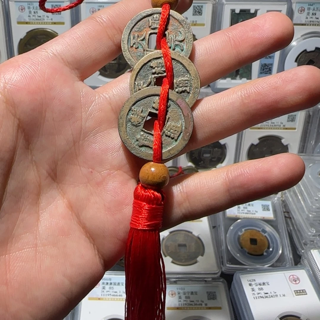 铜   吉祥三宝。保真包老