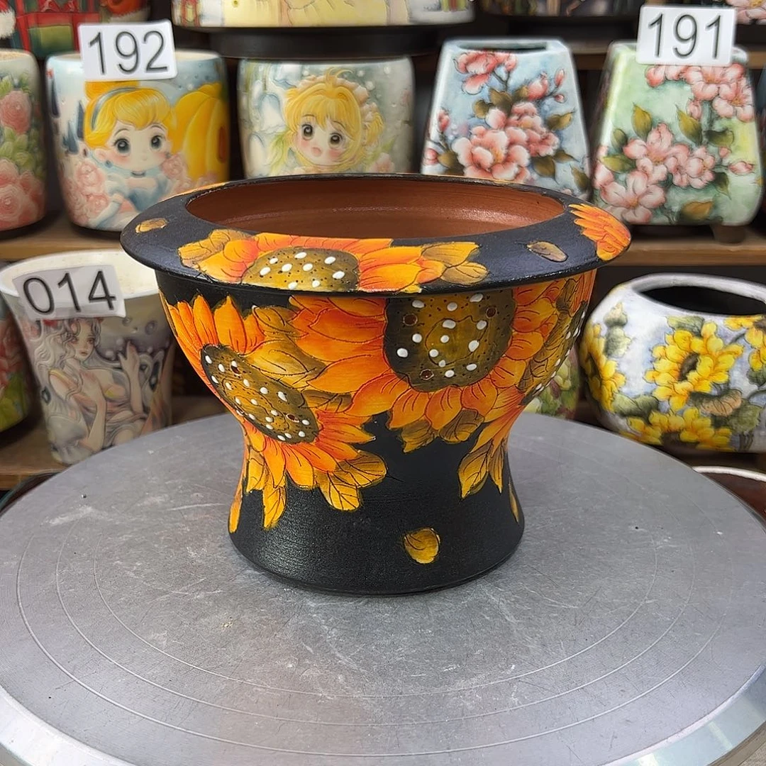 景德镇炫彩手绘内13外17高12.5