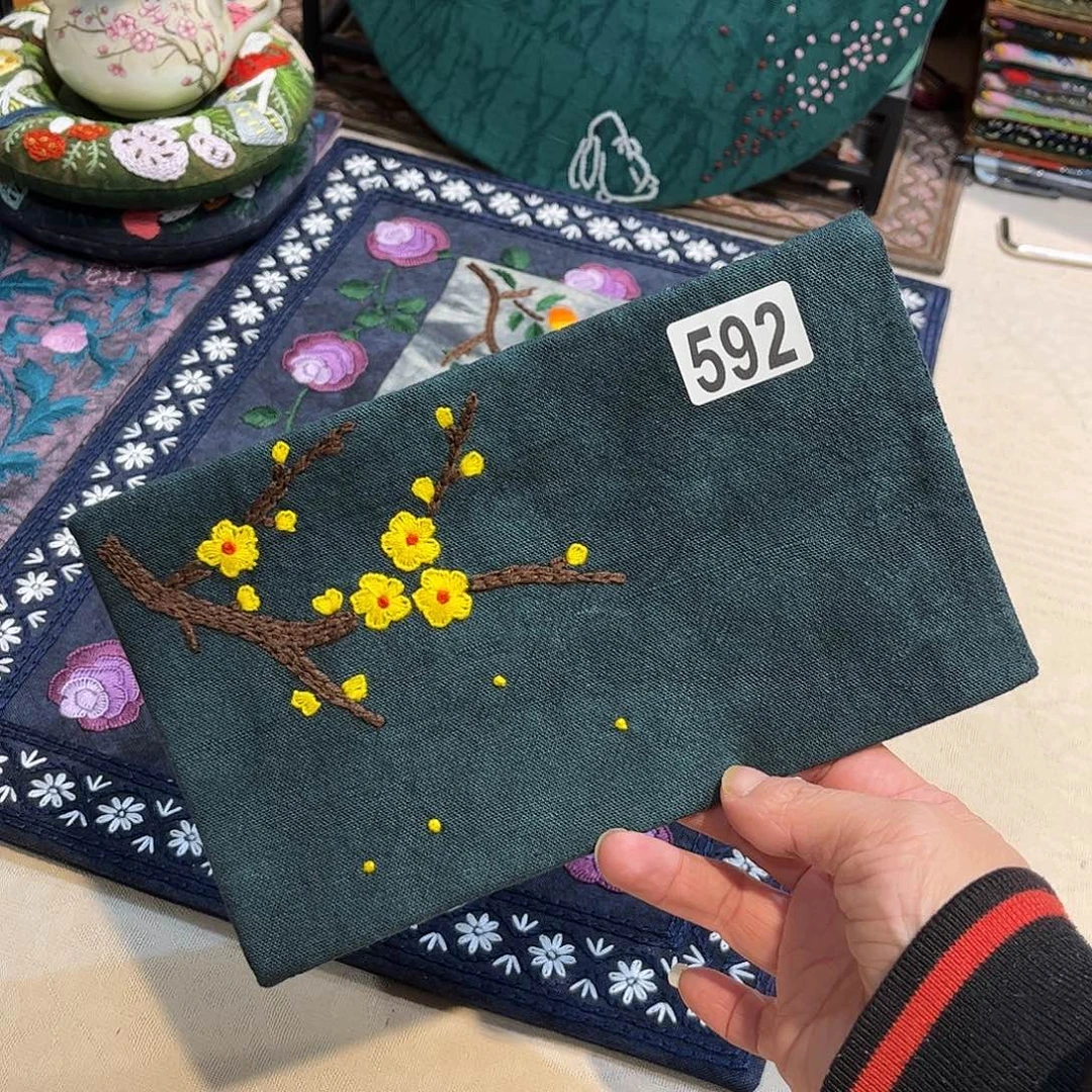 刺子绣摸鱼美美价