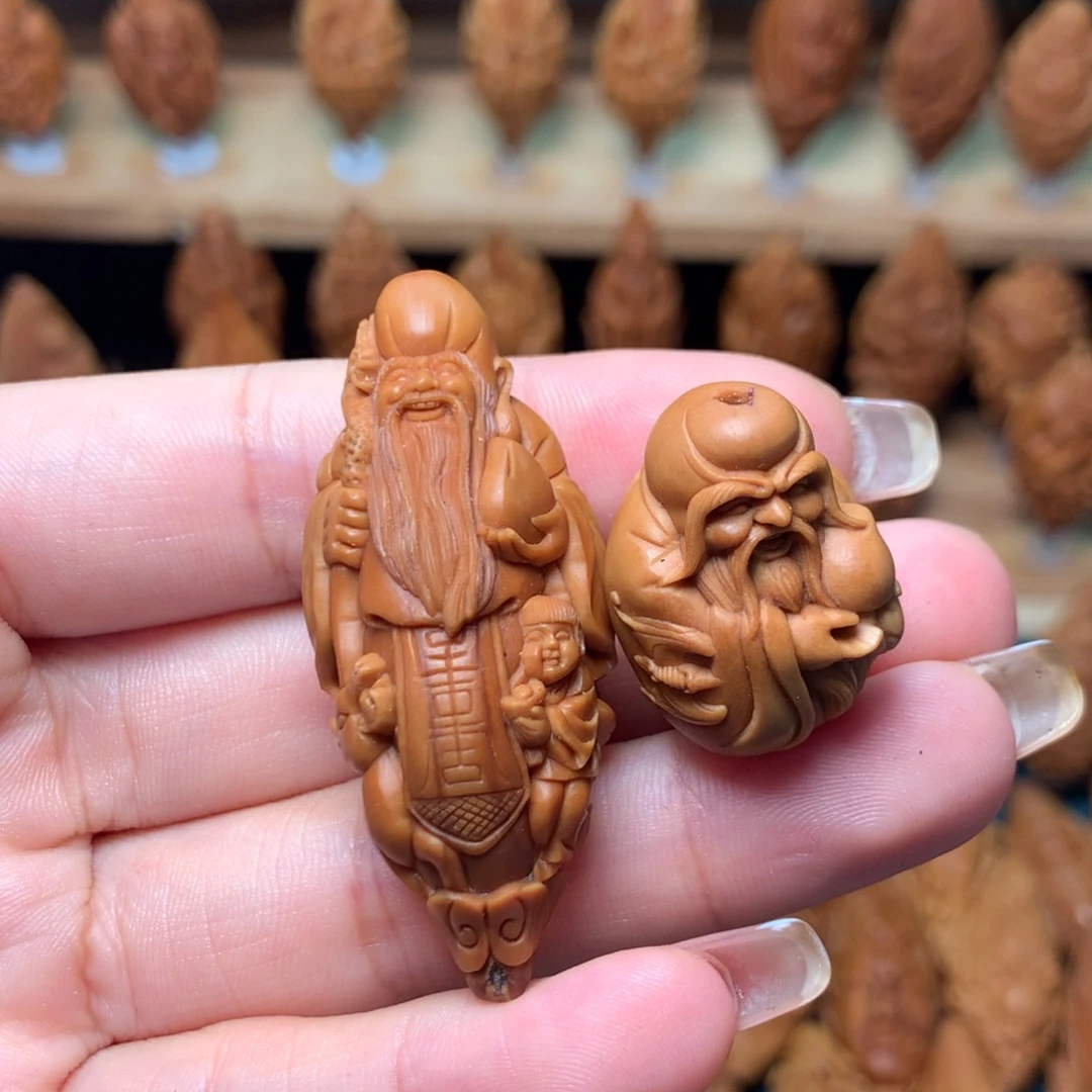 橄榄核把件整身寿星