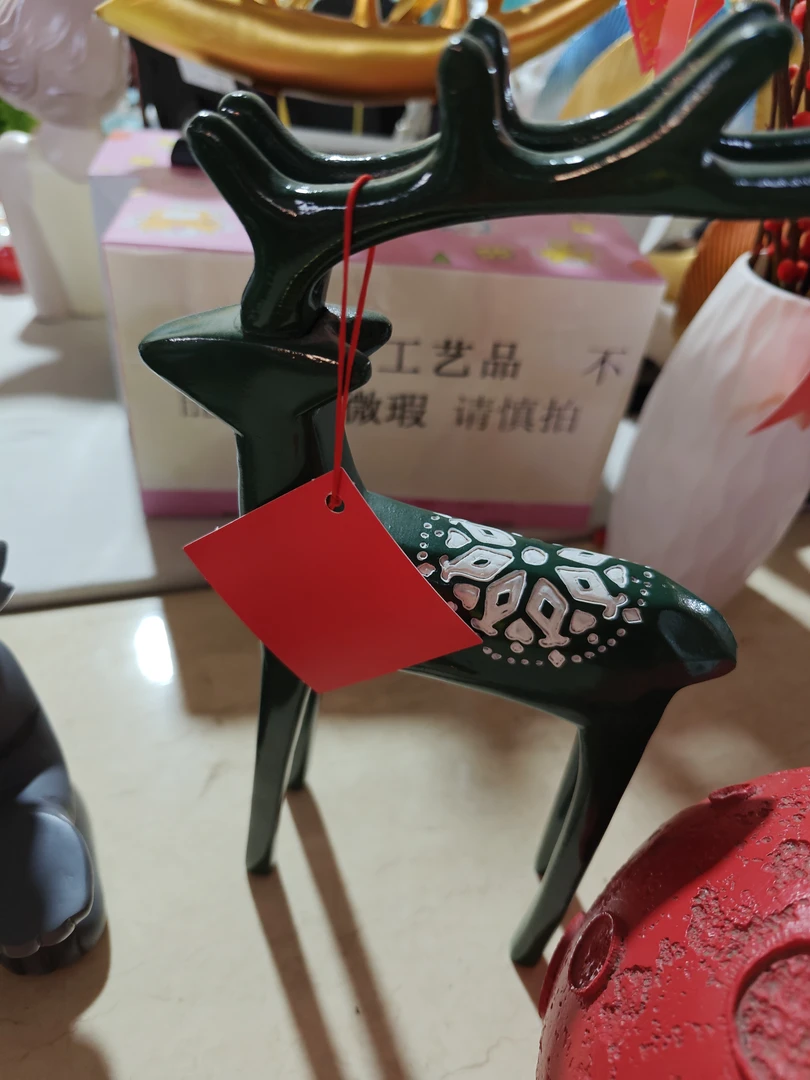 欧式手工创意家居复古装饰品梅花鹿摆件工艺品客厅玄关酒柜摆设