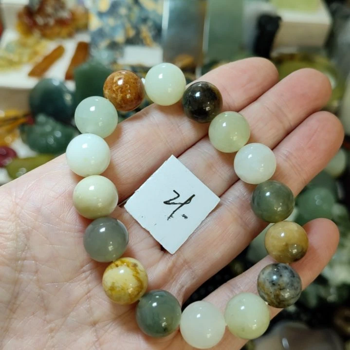 岫玉未镶嵌手串手串