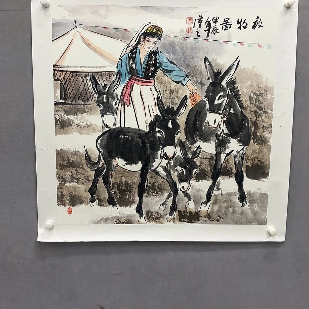 国画亲笔手绘原创