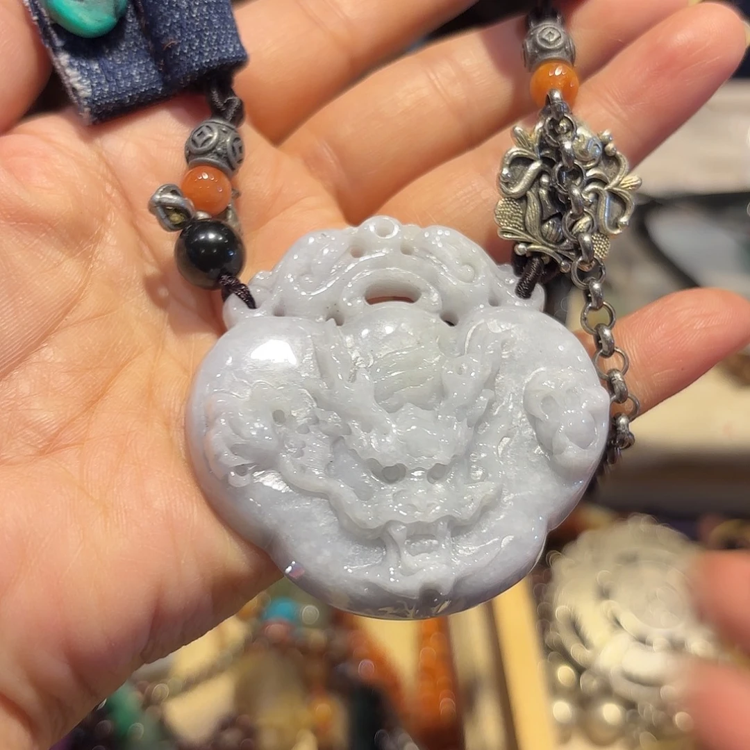 翡翠未镶嵌颈饰原创