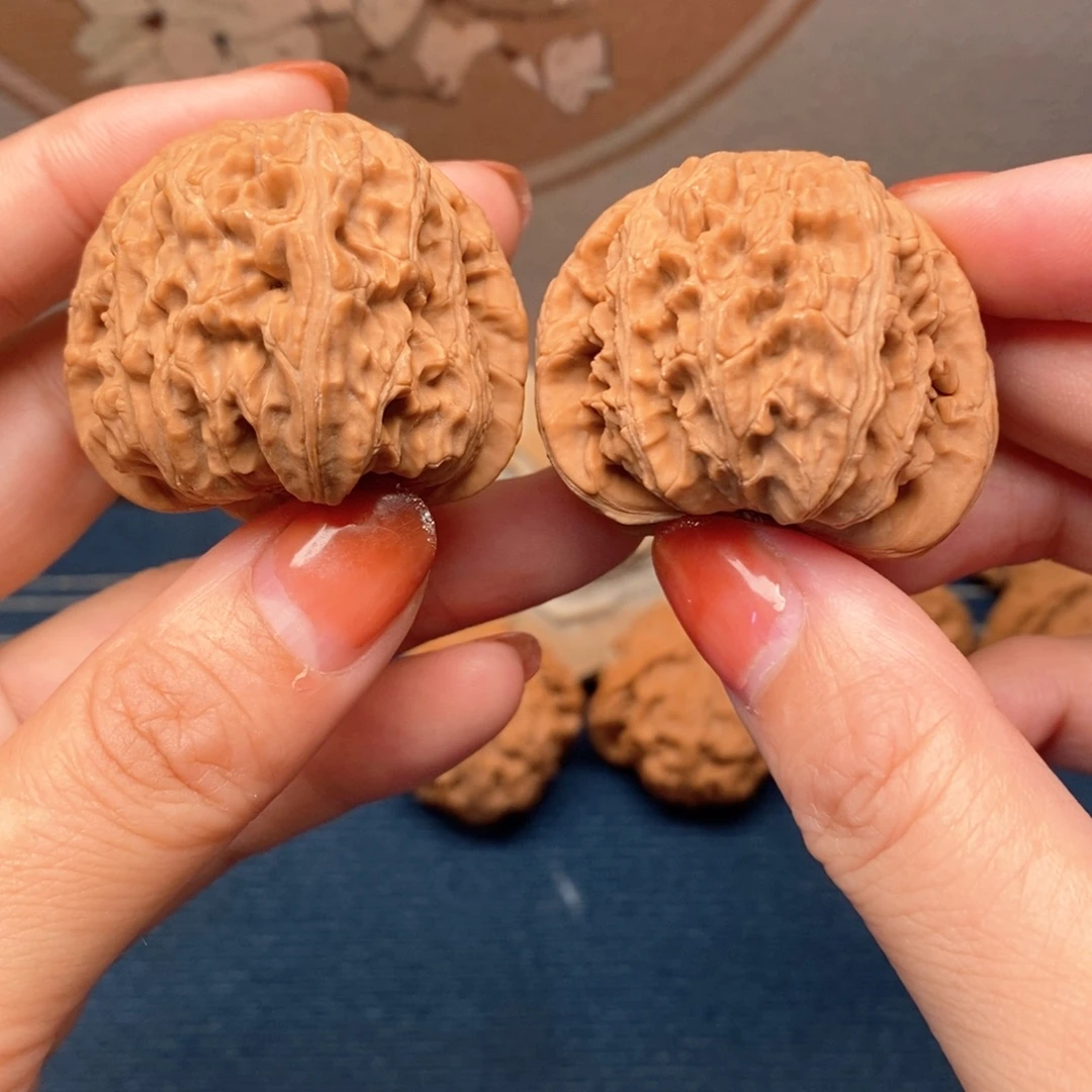 把件文玩核桃8白狮子41.5