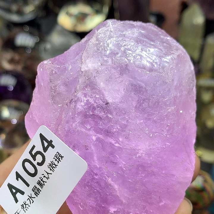 水晶天然紫水晶原石未镶嵌