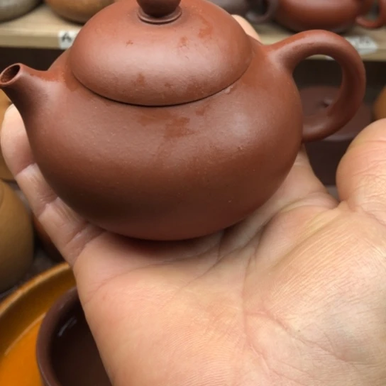茶壶紫砂紫泥文但180豪升左右
