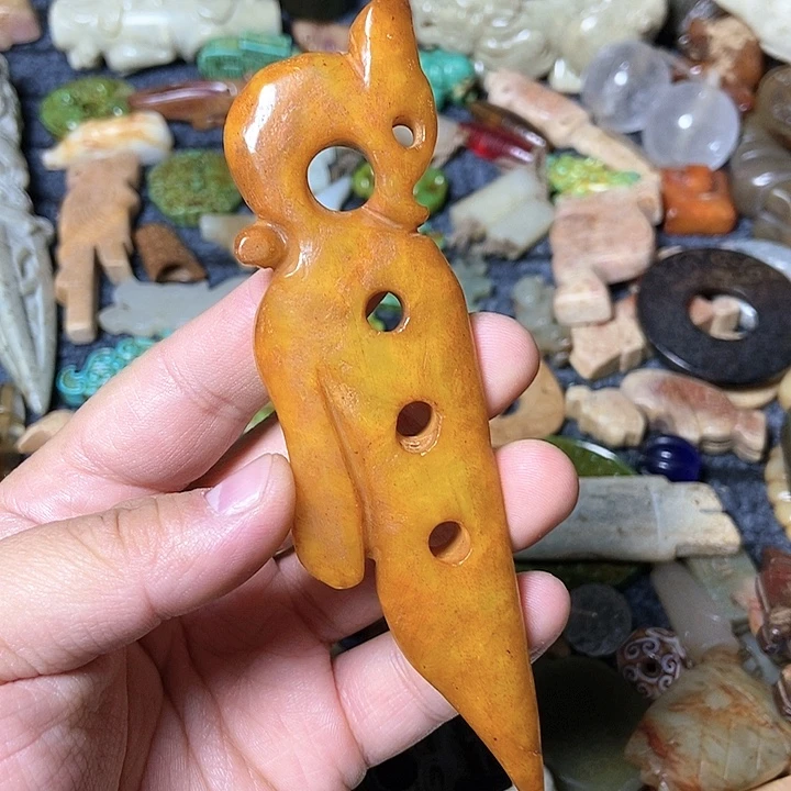 和田玉未镶嵌颈饰77