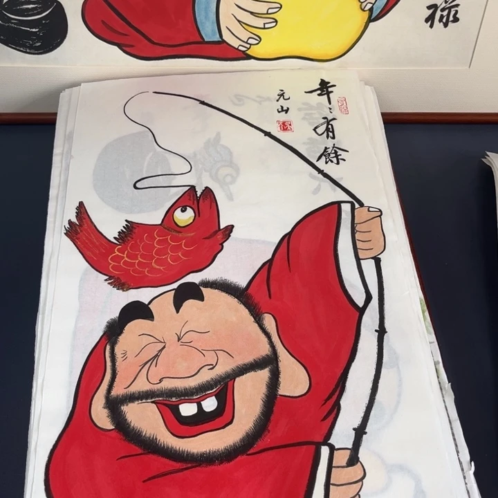 国画禅意画宣纸手绘作品