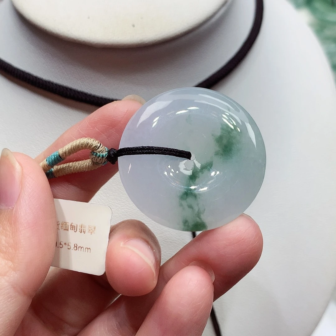 颈饰未镶嵌翡翠编号14，30.5/5.8