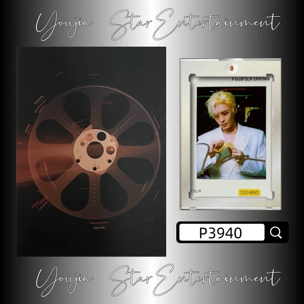 P3940【侯明昊】正品拍立得照片 流光边框