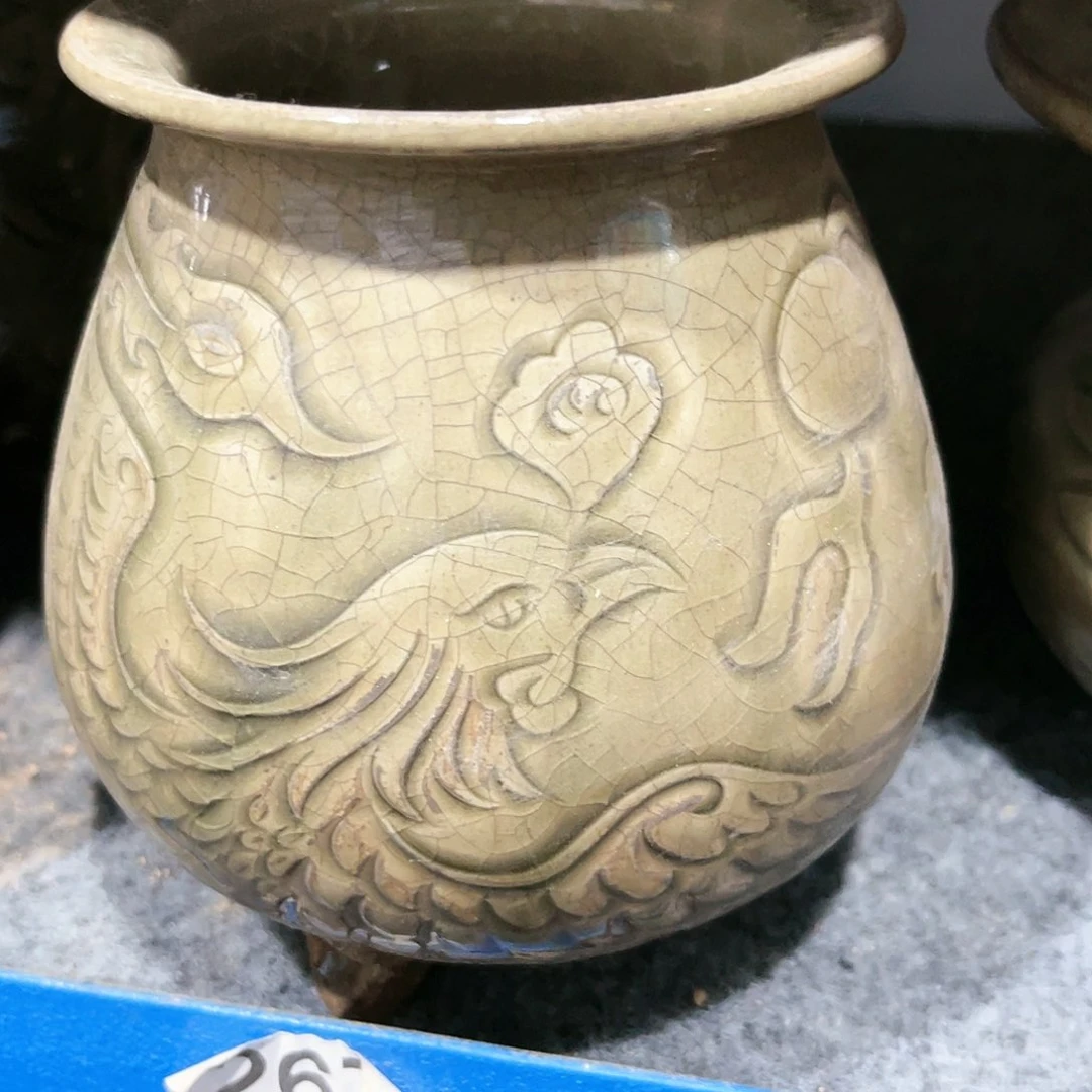 瓦当摆件摆件茶的茶包和