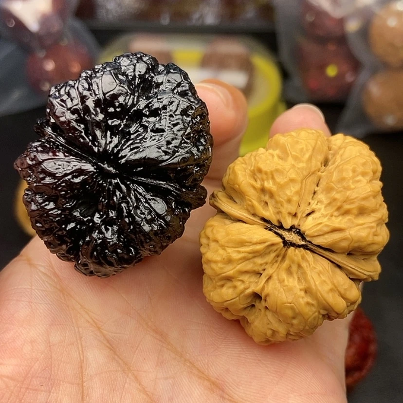 【闪购商品】把件文玩核桃42尺蝴蝶蟾