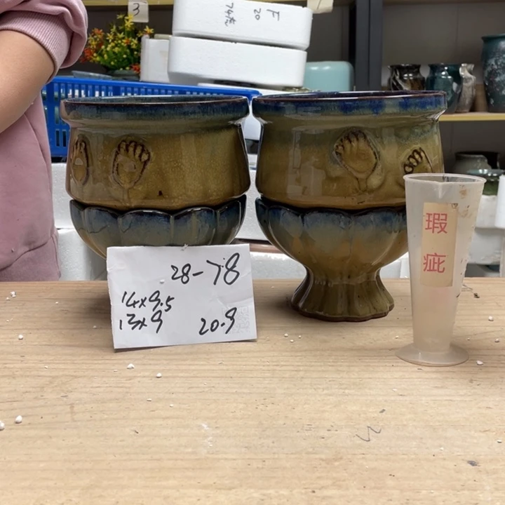 紫砂花盆多肉花盆微瑕78