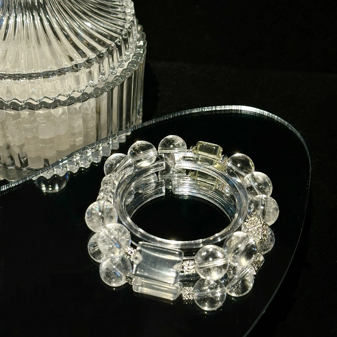 ‘’左左专属‘’【素心】12mm 白水晶 百搭单圈 多样性发一