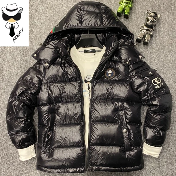 fdLfY【欧洲名店】1251老佛爷FDLFY高品质冬季男士可脱卸连帽羽绒服