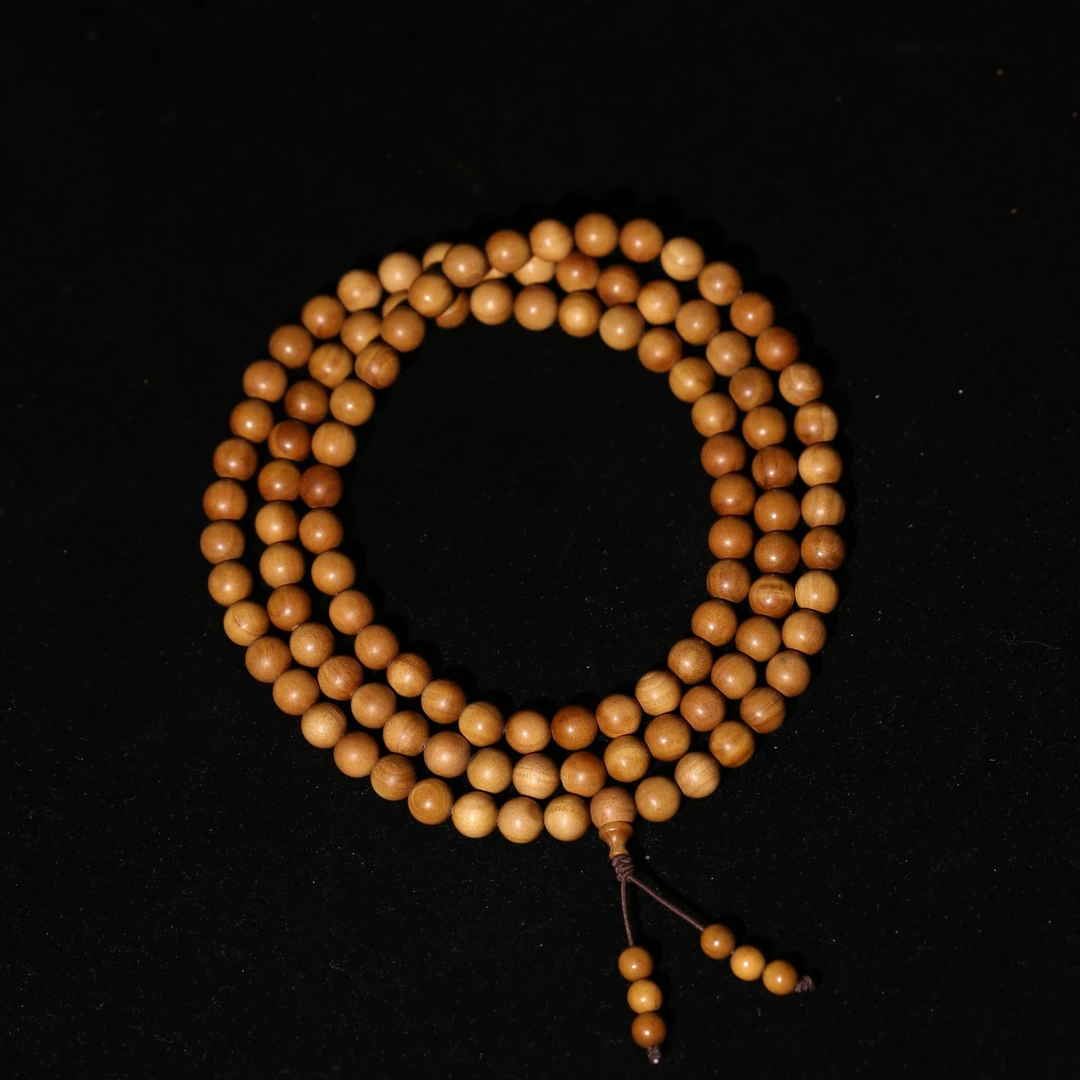 【馆长推荐】性价比天花板 新人必入印度串老山檀香风化料0.8*108